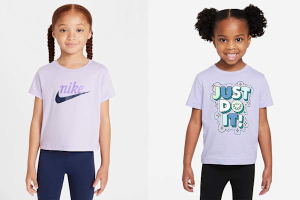 Les meilleurs t-shirts à motif Nike pour fille