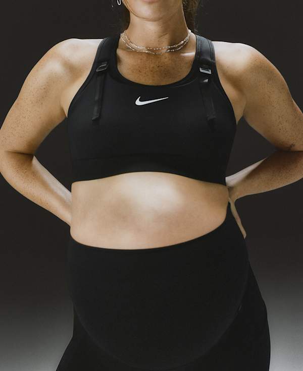 Nouveaux articles Nike pour la maternité : une brassière de sport adaptée aux tire-laits portables et des chaussures EasyOn parfaites pour la grossesse et la période post-partum
