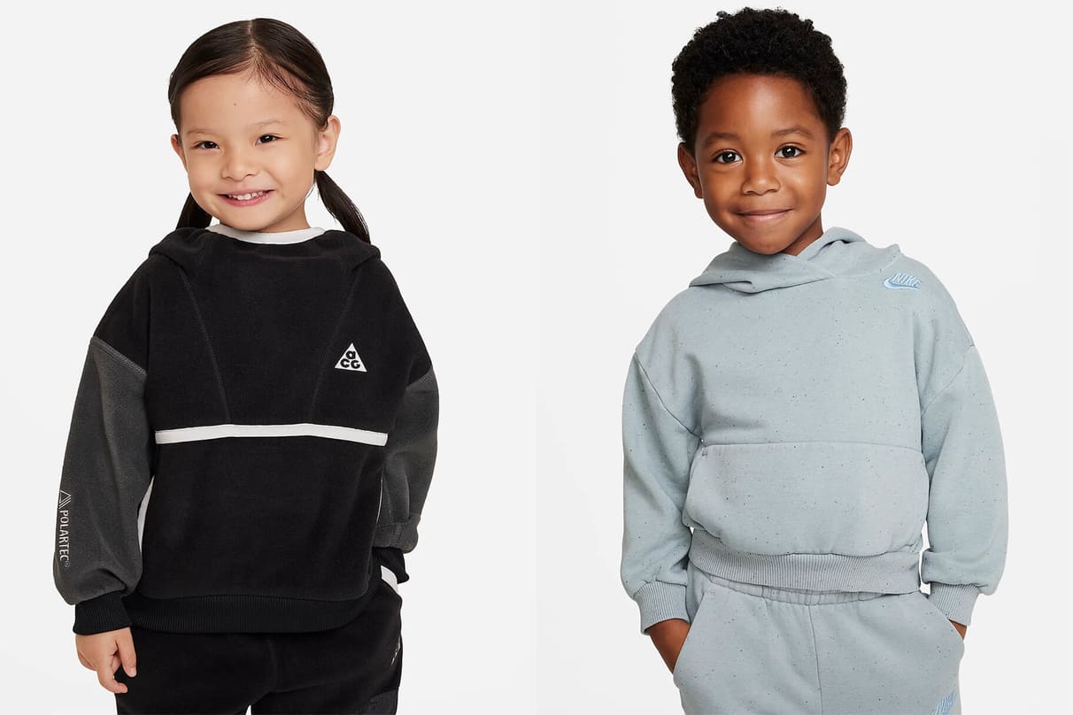 Las mejores sudaderas con y sin gorro Nike infantil