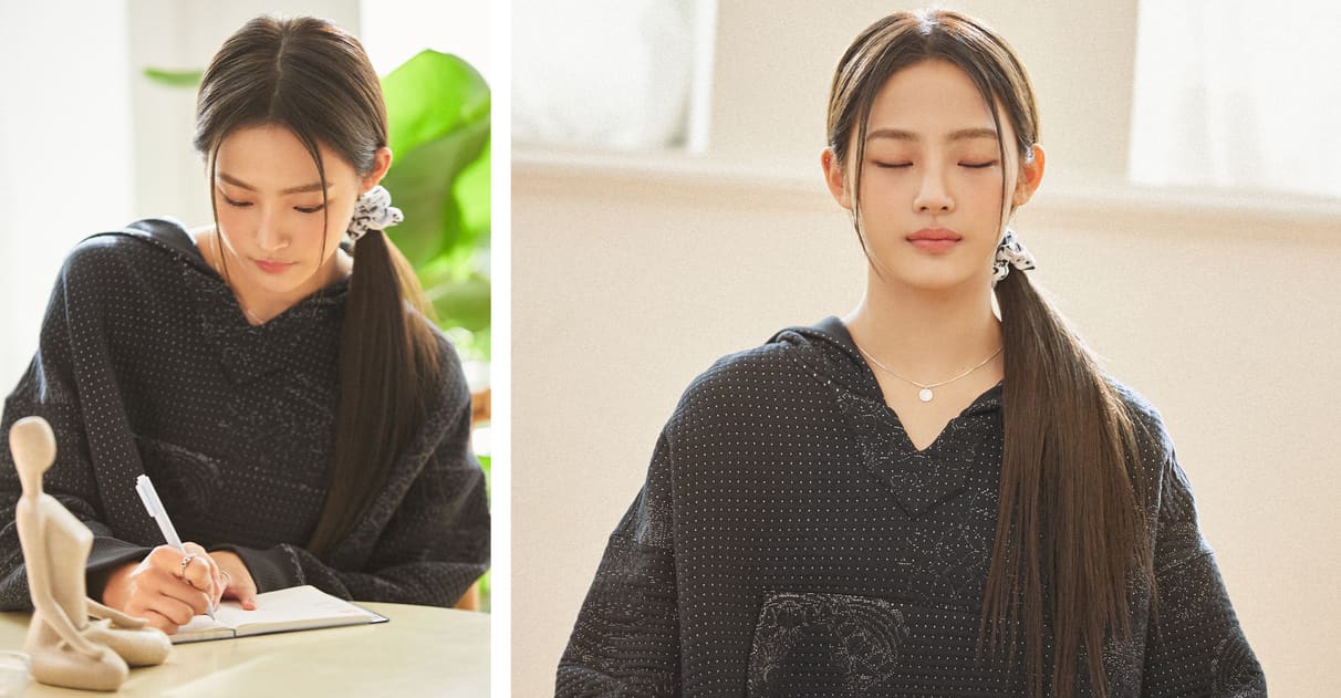 뉴진스 민지와 해린: 기분 좋은 하루를 보내는 에너지