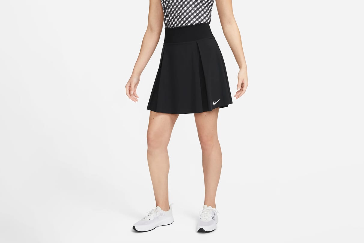 Jupe Athleta Femme Taille 10 – Marron, Évasée, Stretch – Randonnée/Tennis