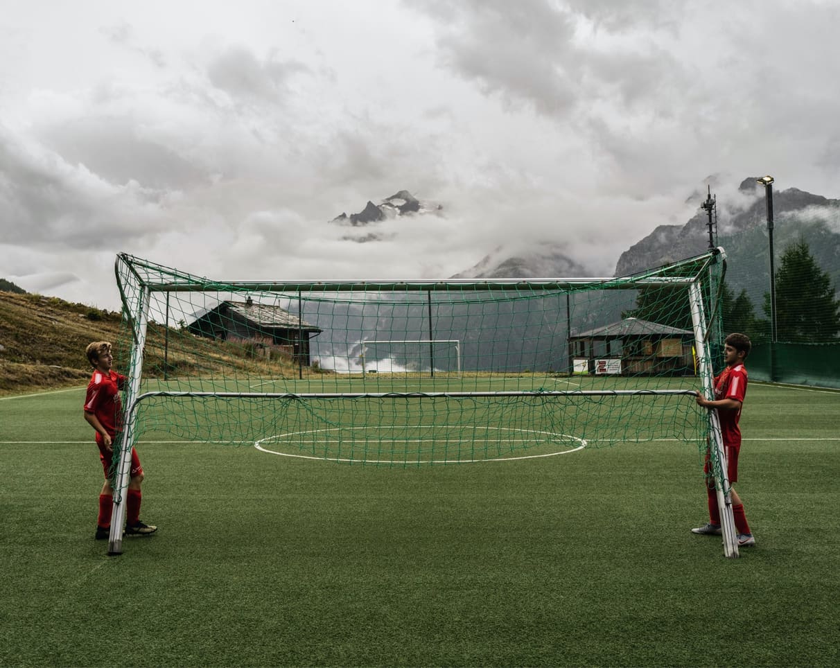 İsviçre Alplerinde En Üst Düzeyde Futbol Oyna
