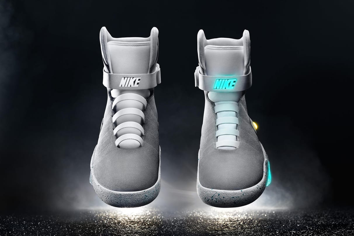 De los archivos la evolución de los Nike Air Mag. Nike