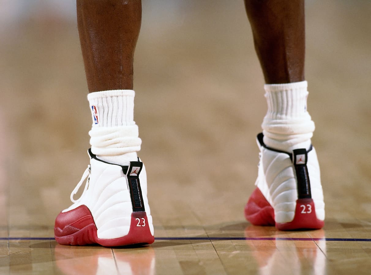 A legemlékezetesebb cipők, amelyeket Michael Jordan „Az utolsó bajnokságig” című sorozatban viselt.