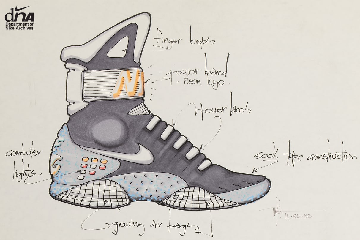 L'héritage sneakers : l'évolution de la Nike Air Mag