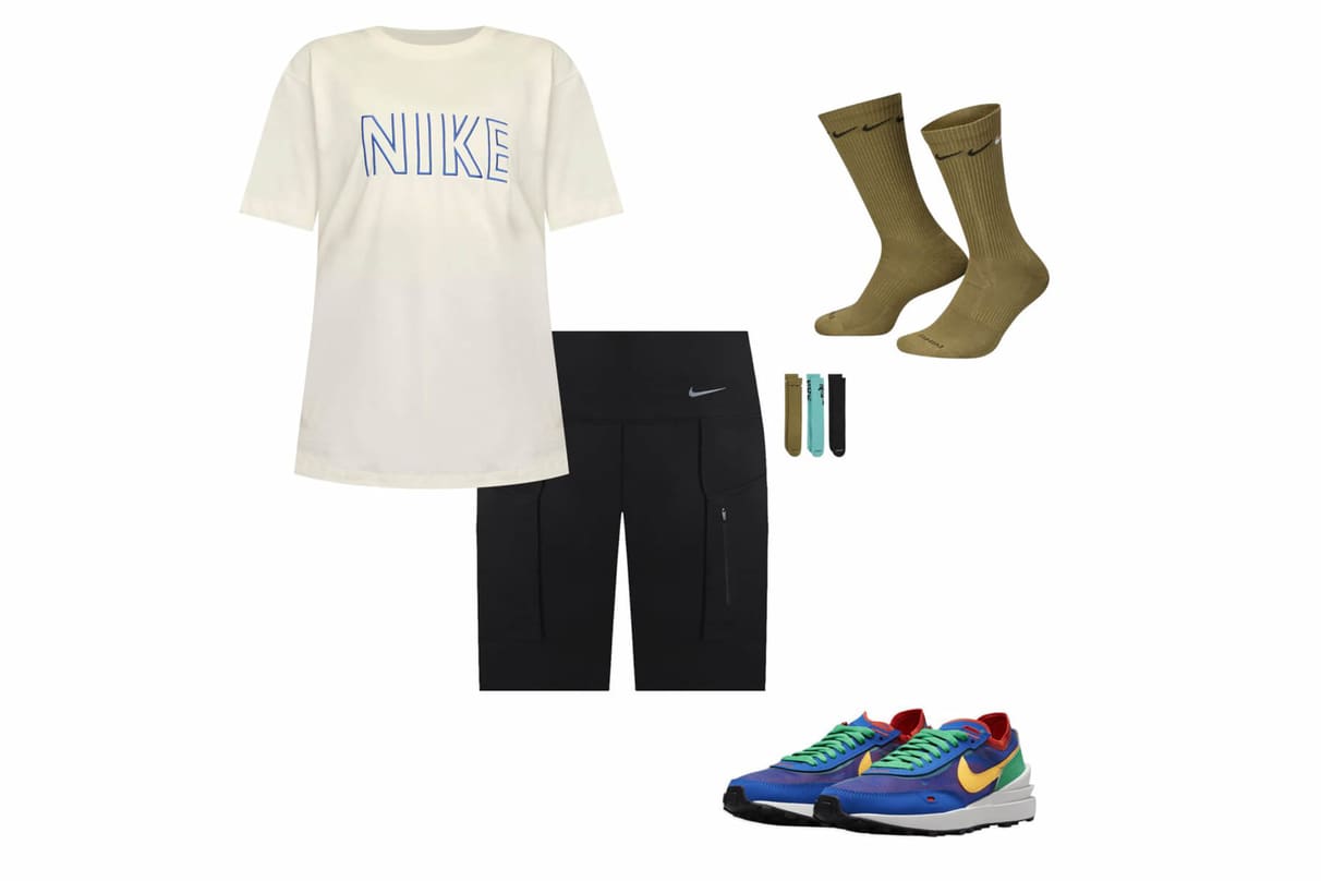 5 ideas de looks con mallas cortas 