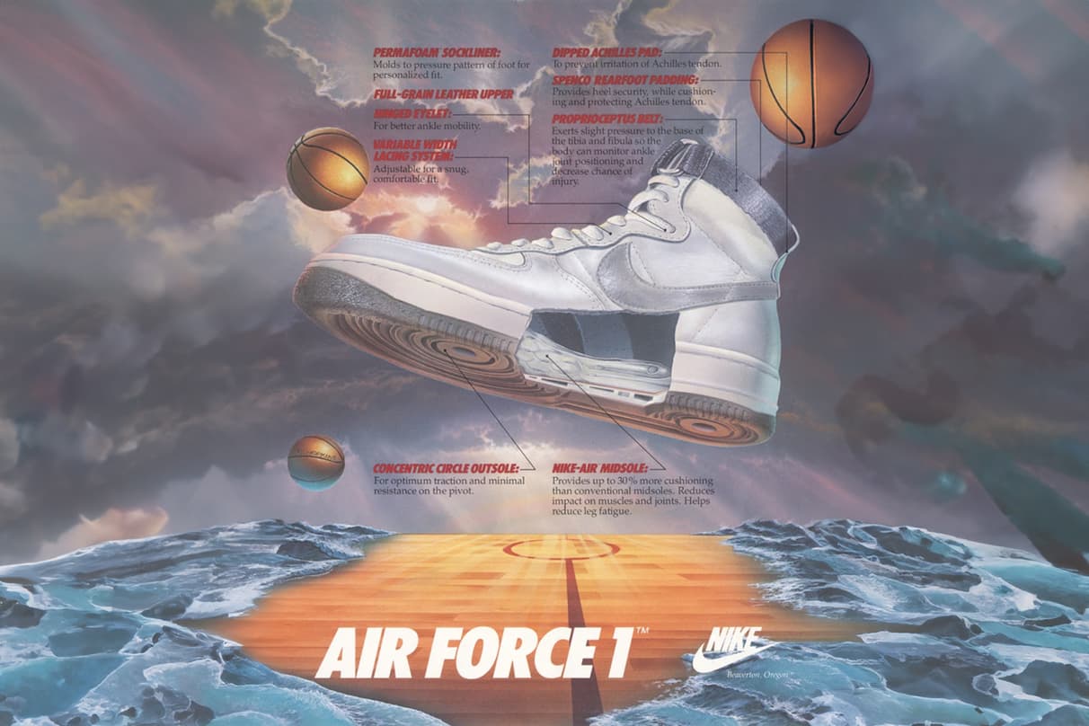 The history of the Nike Air Force 1