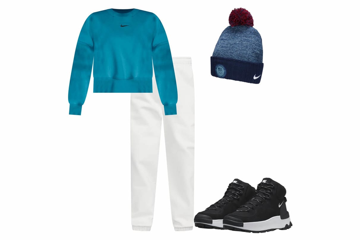 5 cute outfits with beanies by Nike. Nike AT