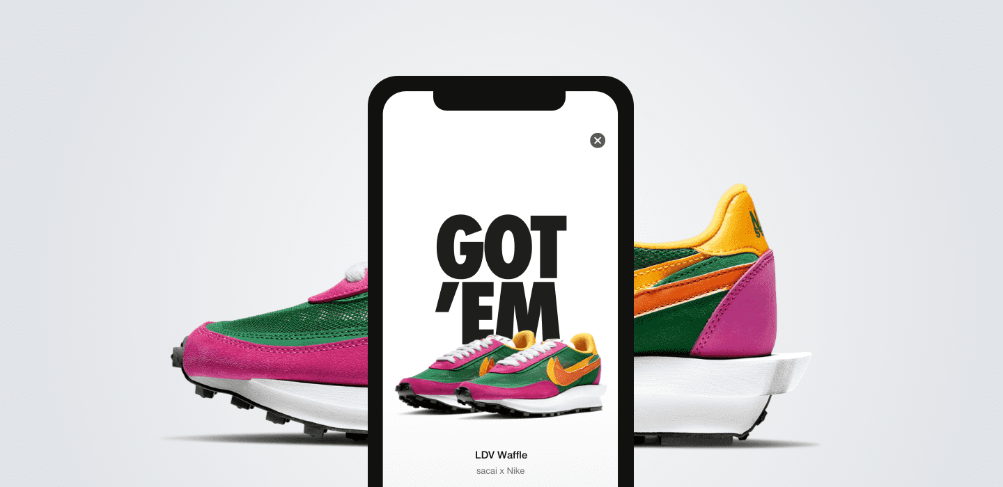 Aplicação Nike SNKRS