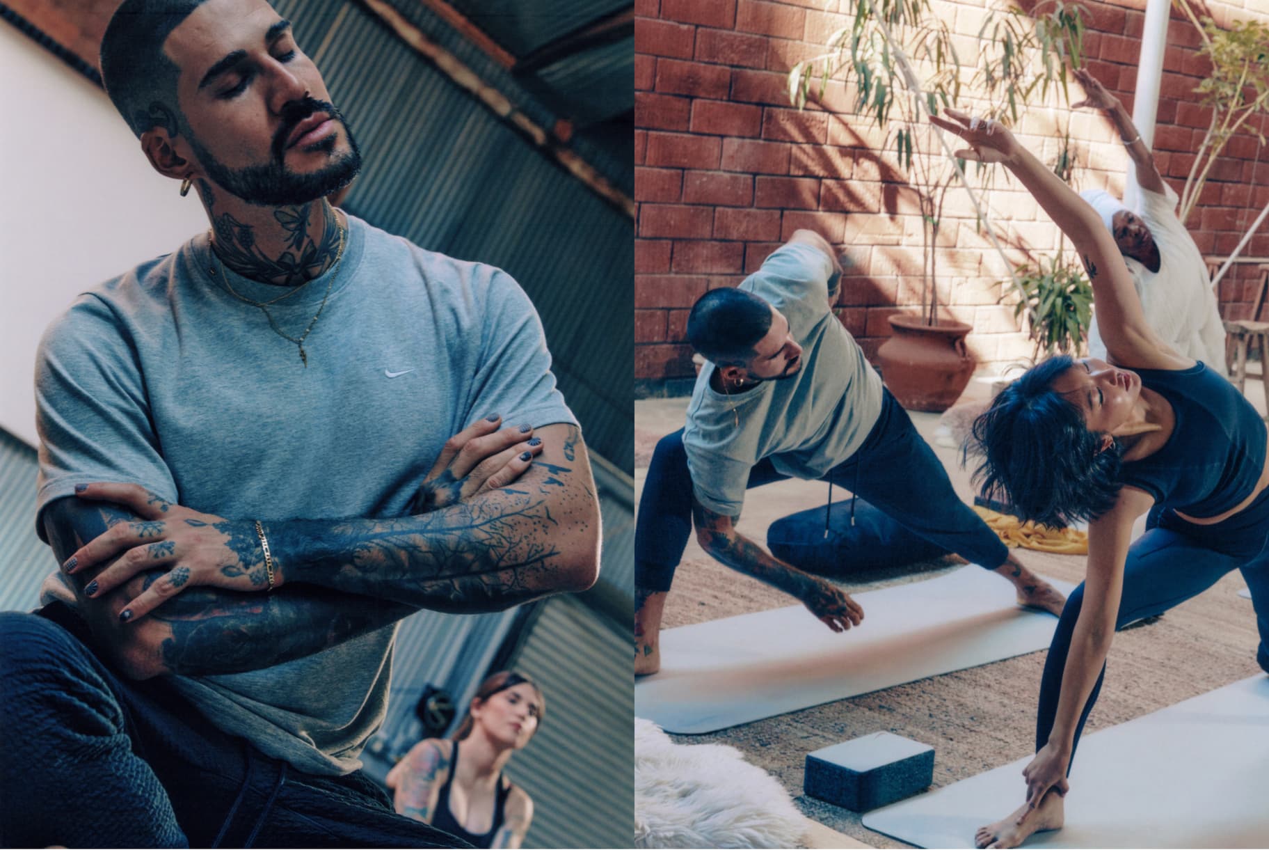 yogamatte nike just do it