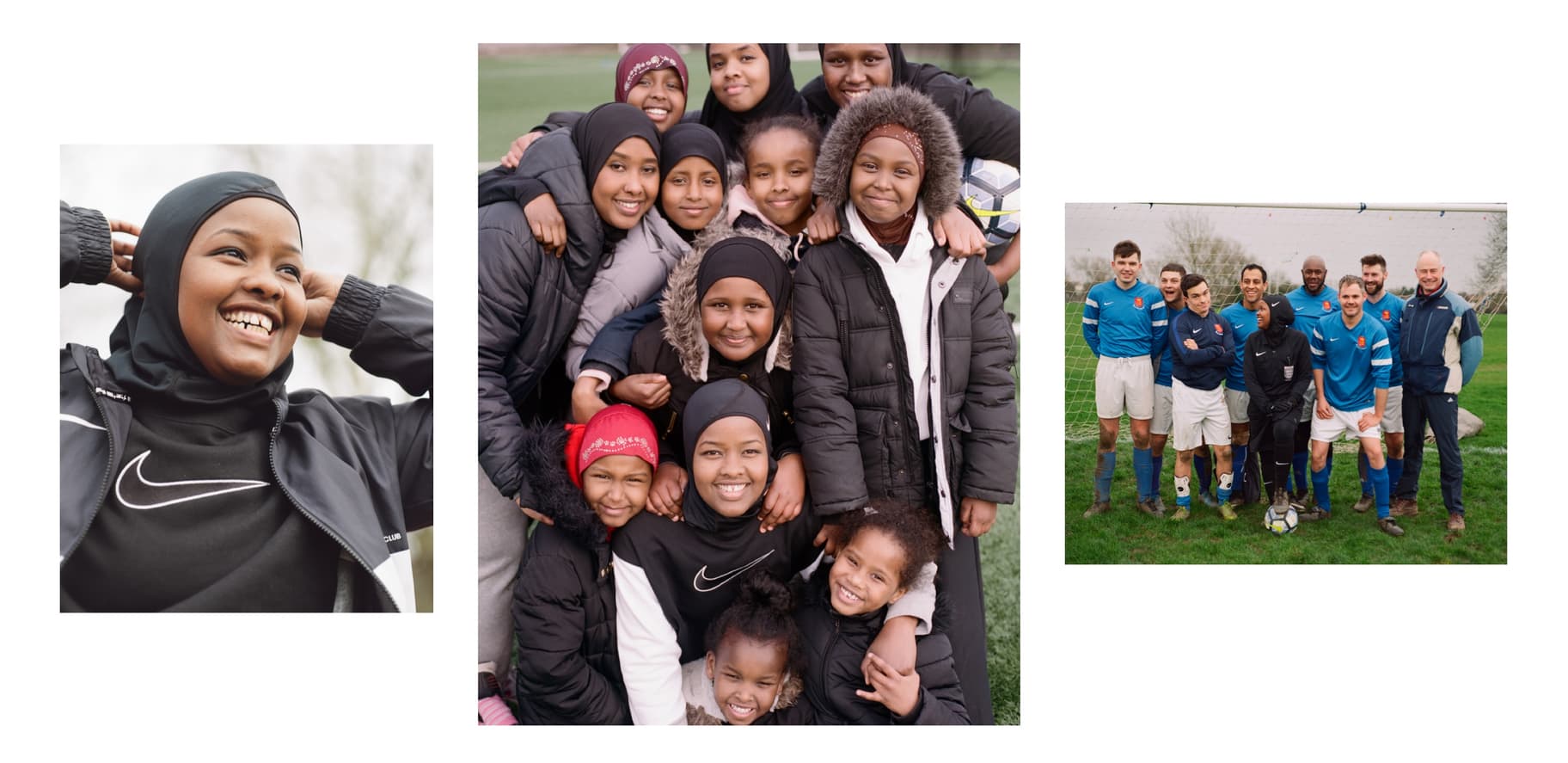Hier kommt Jawahir "JJ" Roble, die erste britische Schiedsrichterin mit Hijab