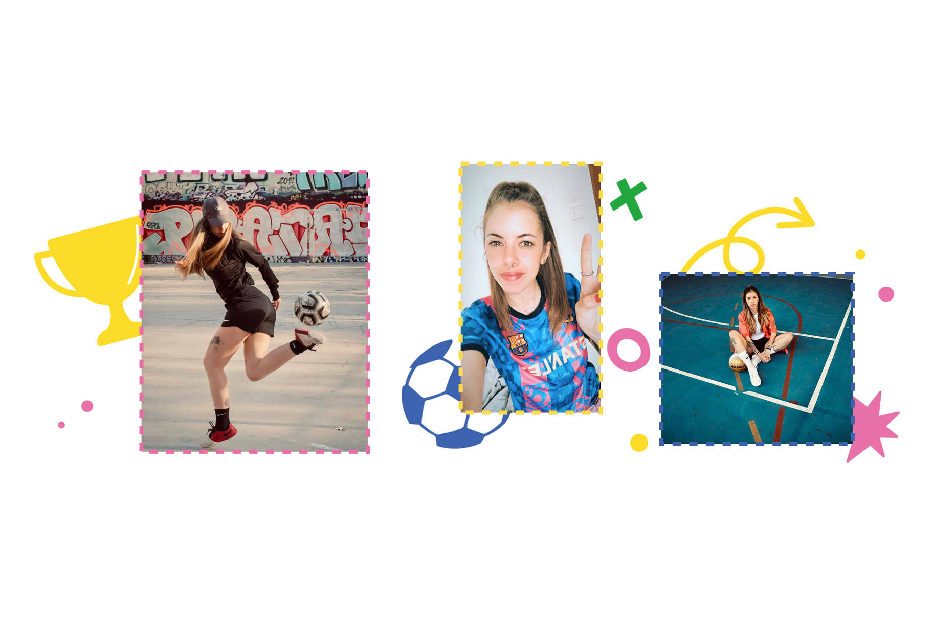 Laurea Alvarez celebra lo street football a Barcellona