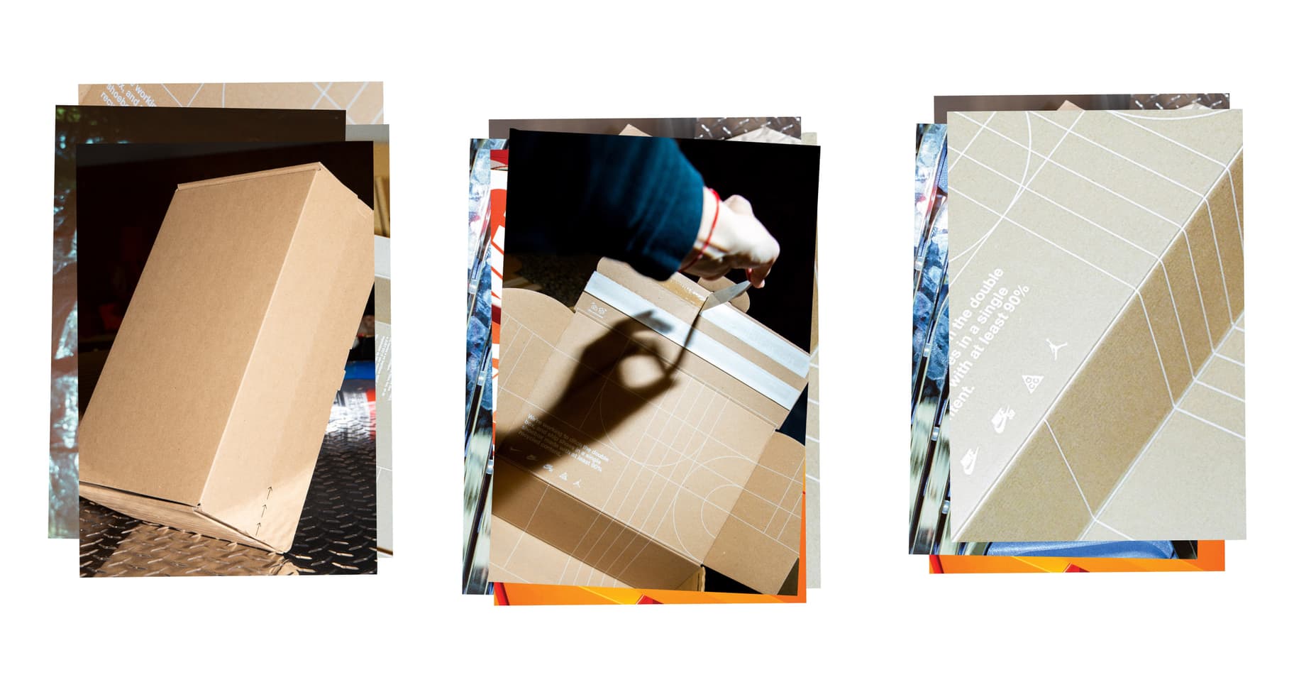 One Box ของ Nike ช่วยลดบรรจุภัณฑ์ลงได้ครึ่งหนึ่ง