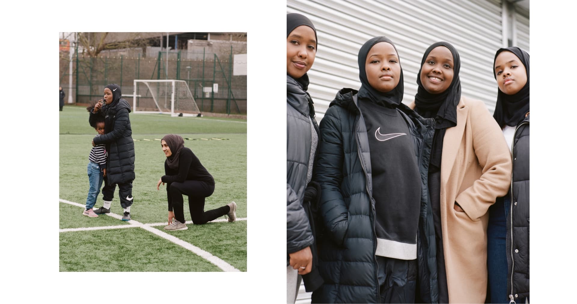 Hier kommt Jawahir "JJ" Roble, die erste britische Schiedsrichterin mit Hijab