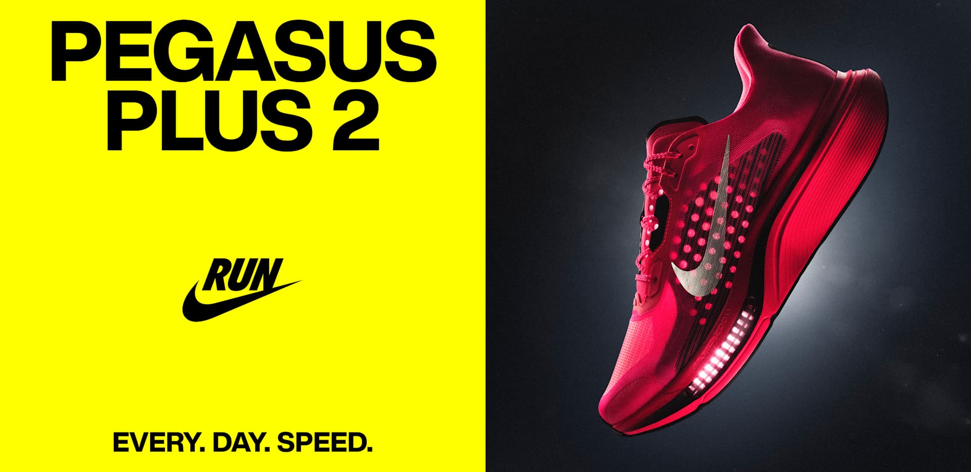 Sitio web oficial de Nike, Corre con poder