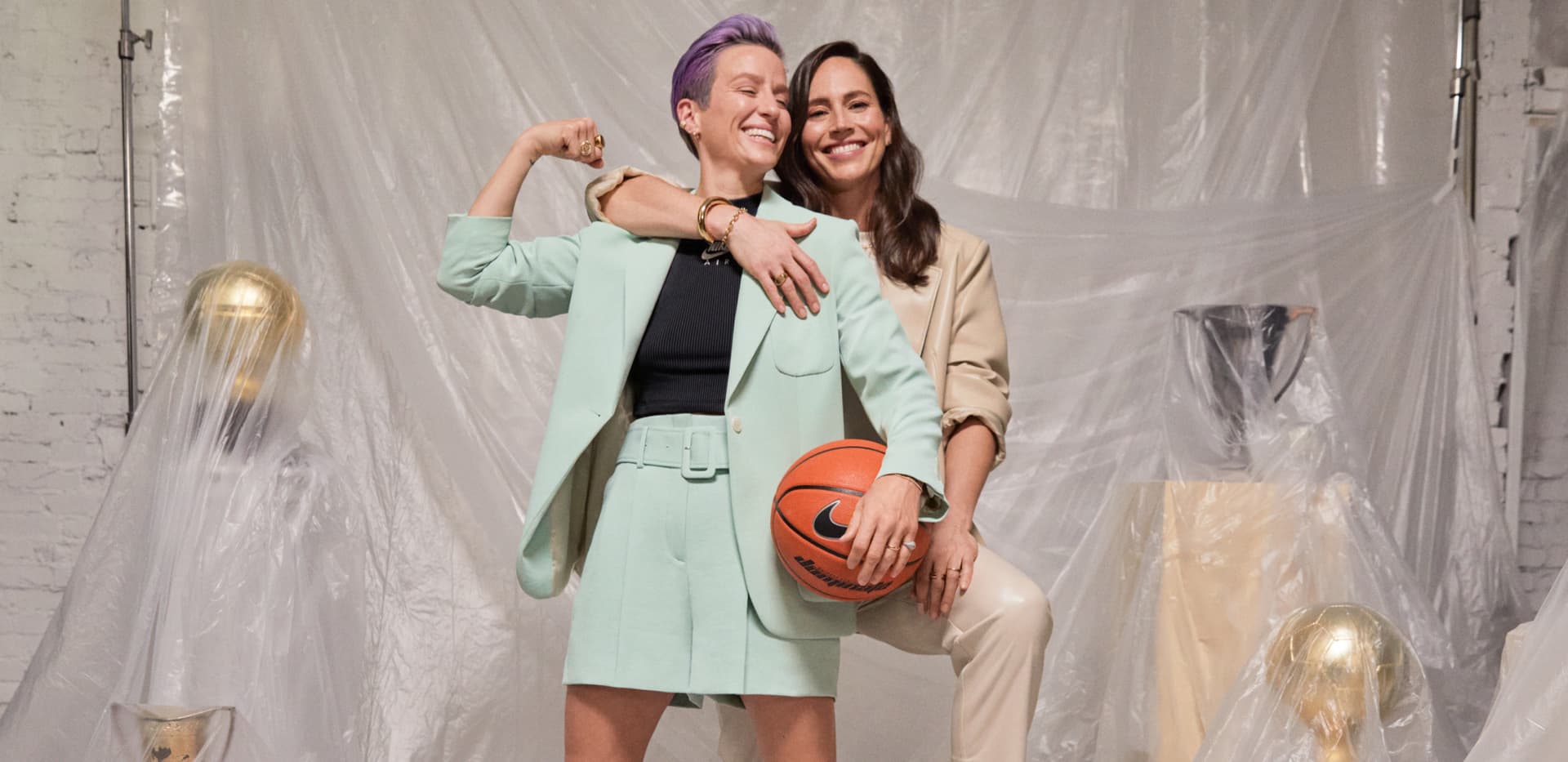 Úk bajnokok: Megan Rapinoe és Sue Bird.