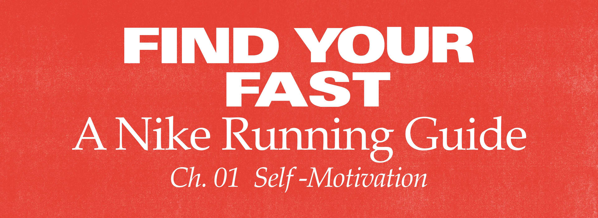 Encuentra tu velocidad: una guía de Nike Running