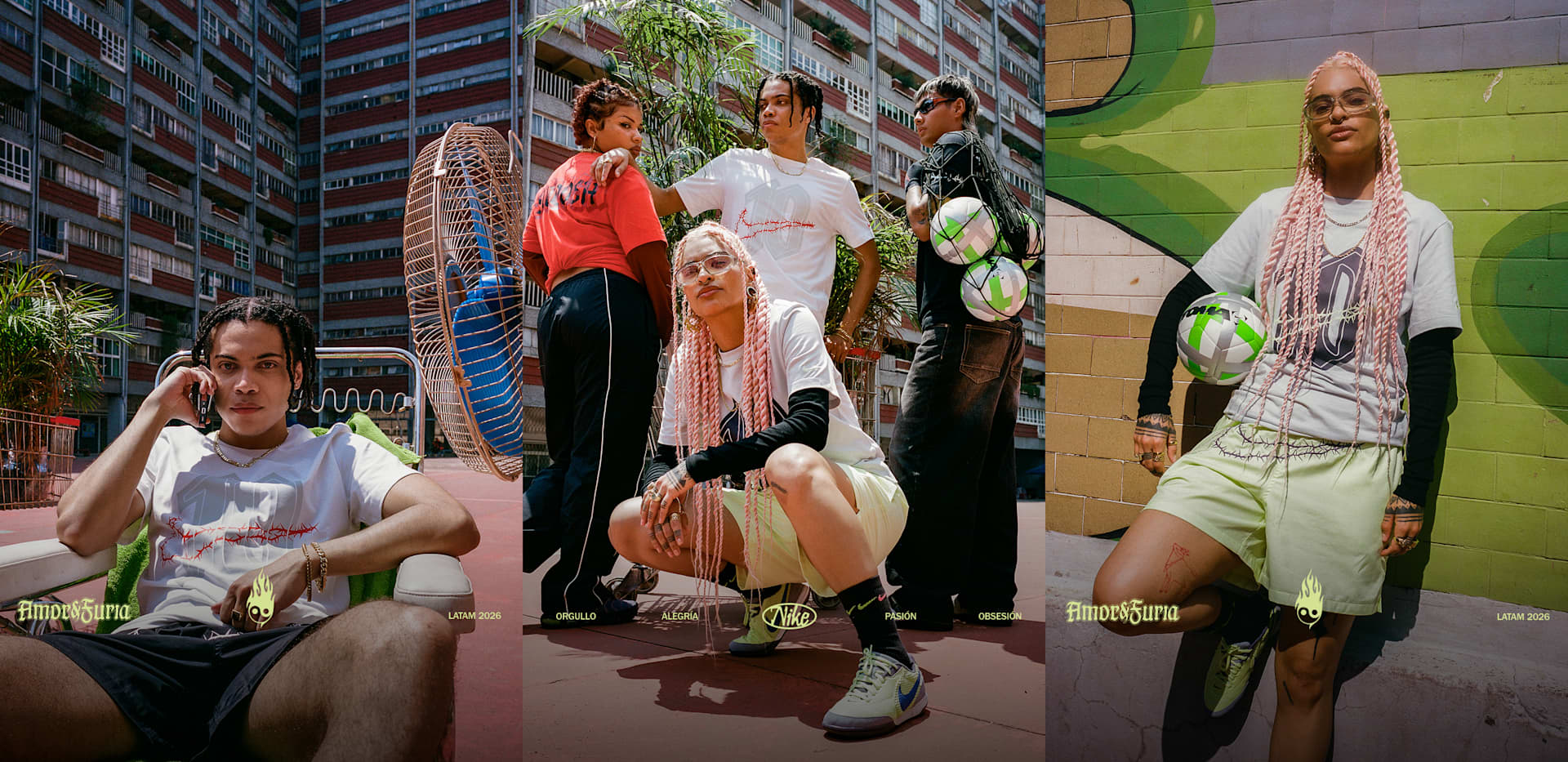 Sitio web oficial de Nike, Colección Amor & Furia