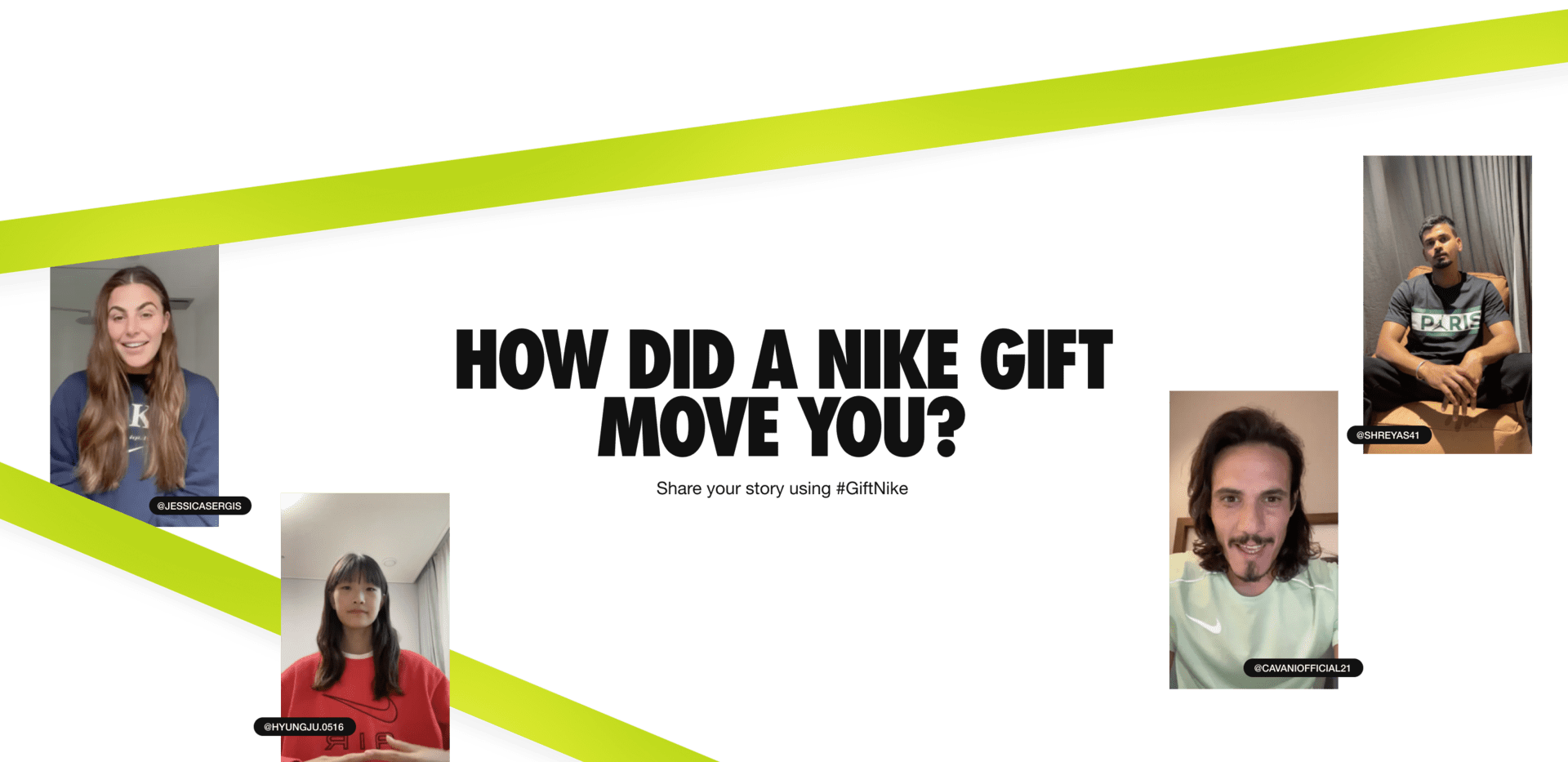 Nike Giving Program GIVE JOY FORWARD. Nike.com.. Nike MY