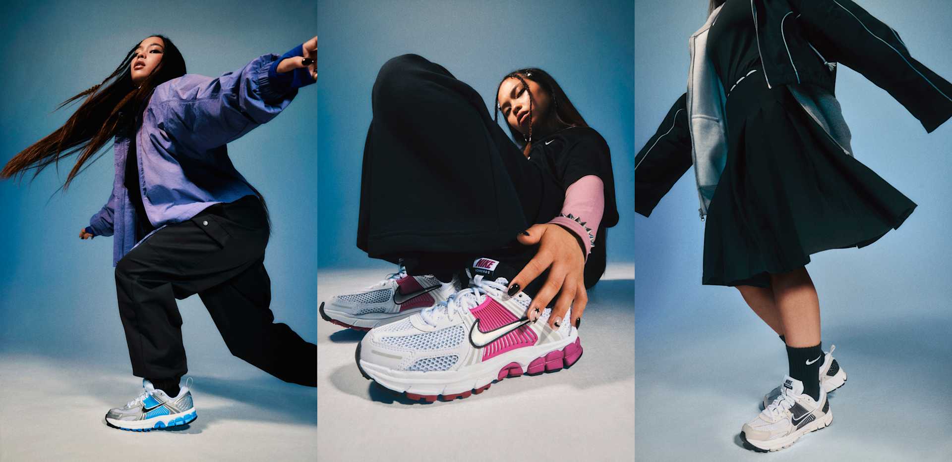 Nike Teens : un look sportif et edgy avec la Vomero 5