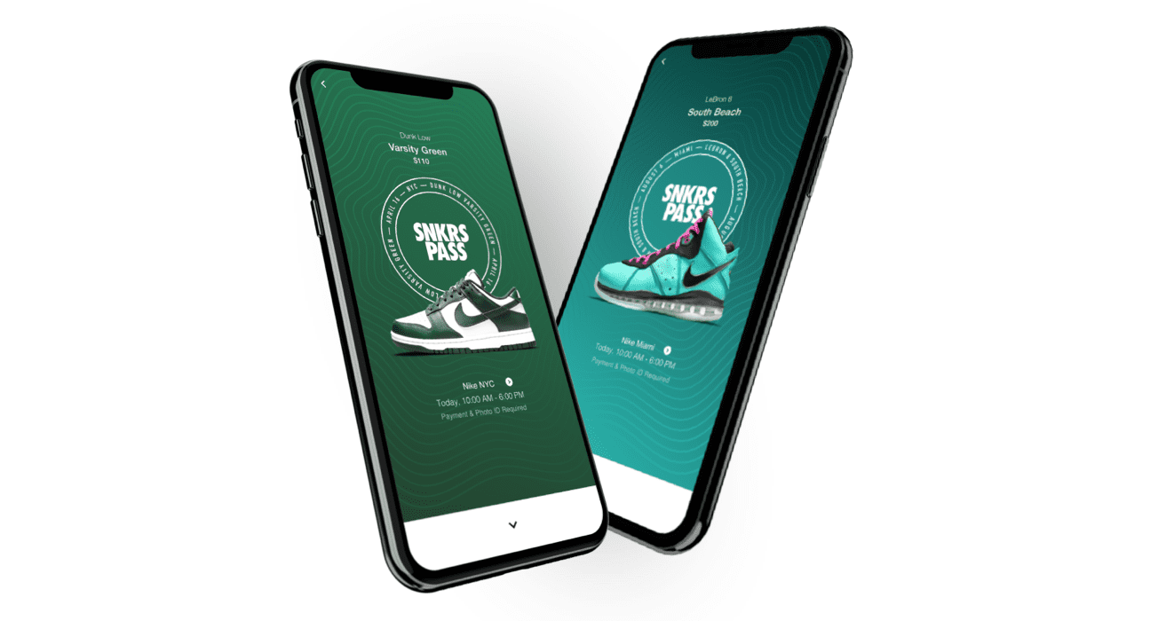 Nike SNKRS App.