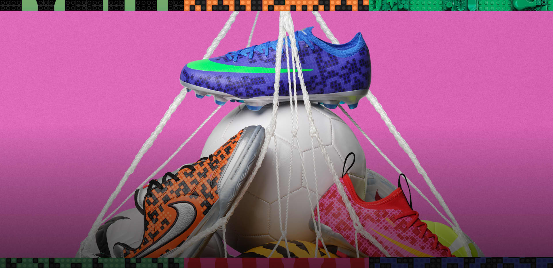 Nike és LEGO® partnerség, NIKE FOOTBALL × LEGO®<br>KOLLEKCIÓ