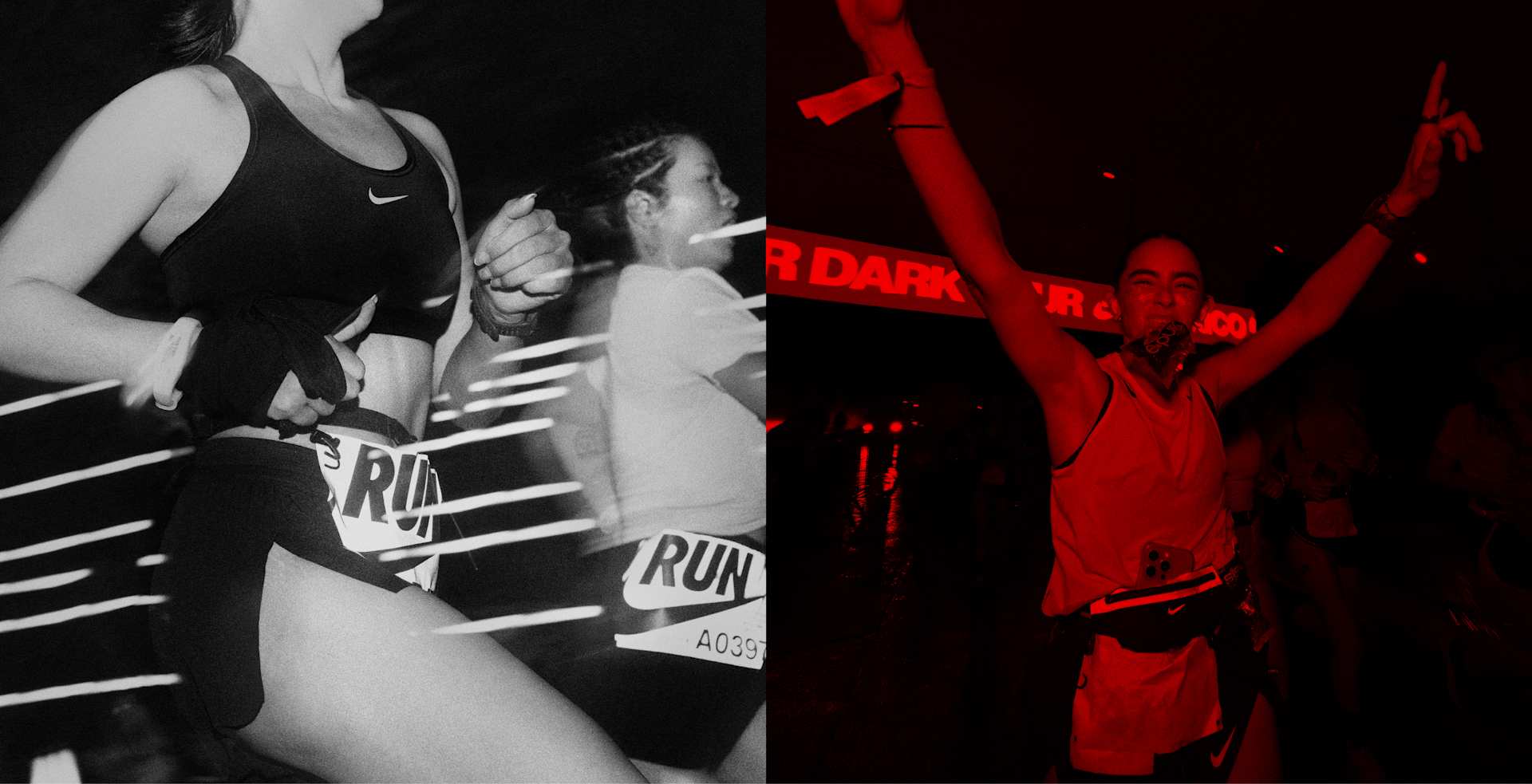 Running home, RACE THE NIGHT AWAY