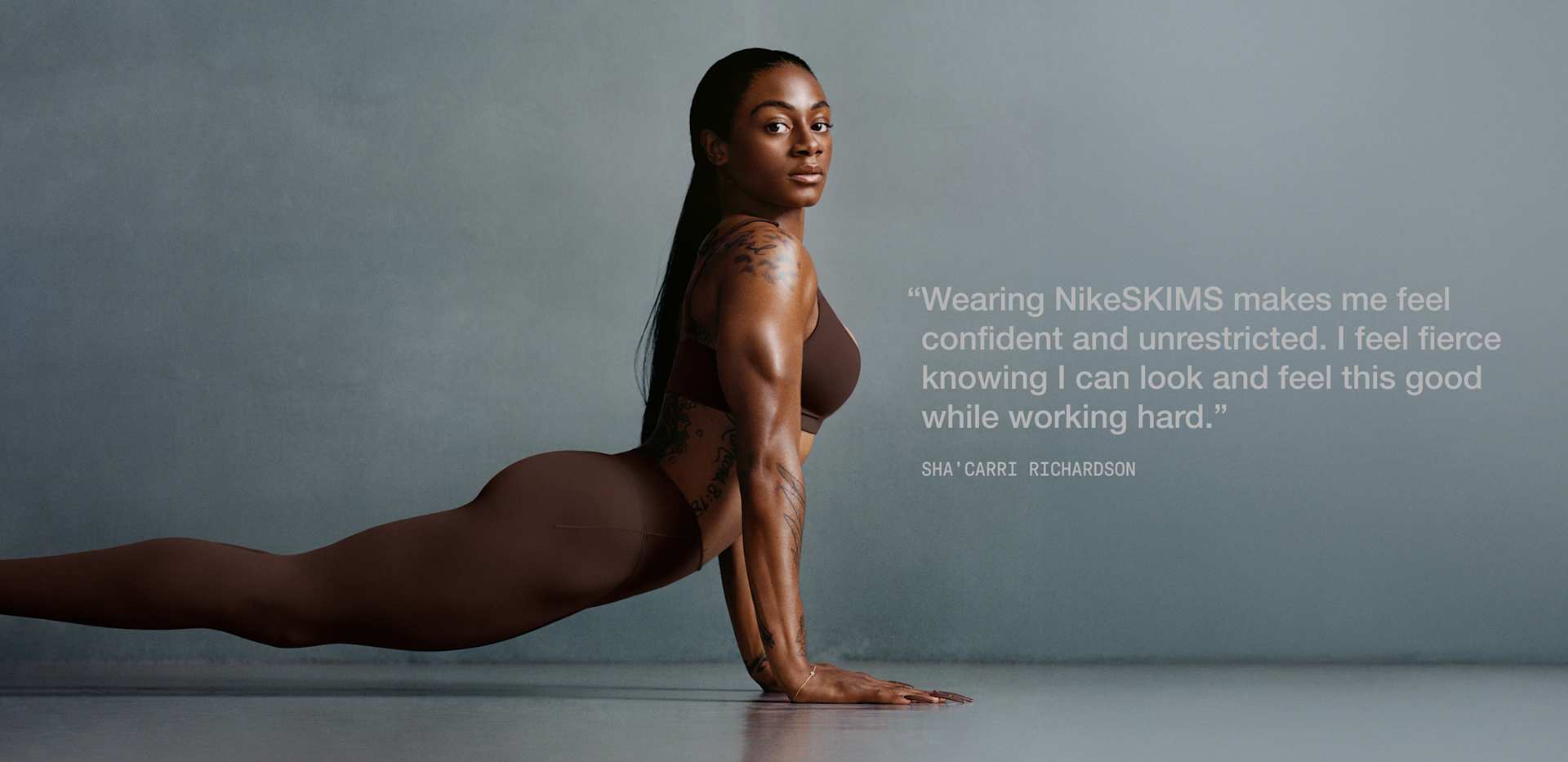 Introducing NikeSKIMS. Body Obsessed.