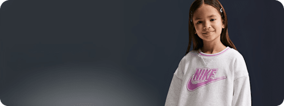 Sizes for All, 나이키 키즈 신발, 의류 및 액세서리. NIKE.COM , slide 2 of 3