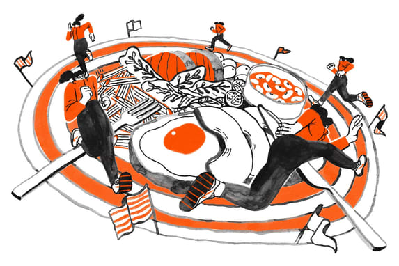 ランナーの健康な食事に役立つ8つのヒント