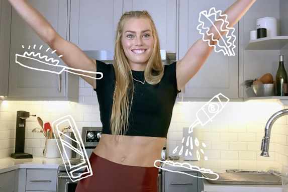 Athlete’s Cookbook: Colleen Quigley’s Aubergine Pizza 