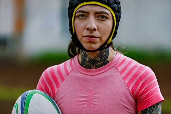 Die mexikanische Rugbyspielerin María Pruijn überrascht die Experten