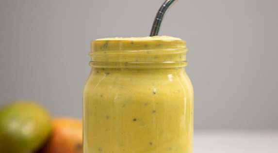 Receta fácil y saludable: batido de mango