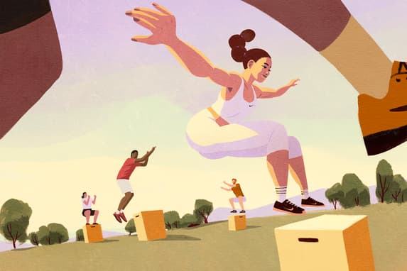Beneficis de l'entrenament amb exercicis pliomètrics