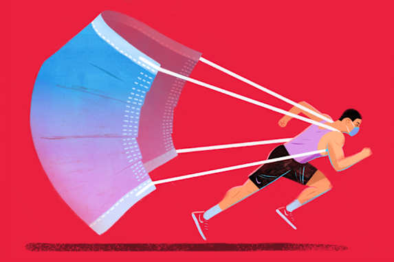 Como fazer exercício de máscara