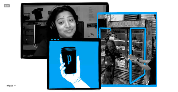 Game Recognize Game: Playground Coffees Zenat Begum med producer Elle Clay