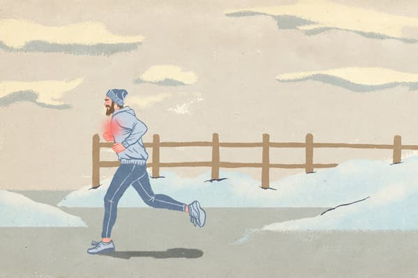 Voici pourquoi courir dans le froid peut causer des douleurs à la poitrine
