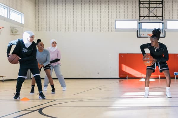 Coacha atleter som bär hijab