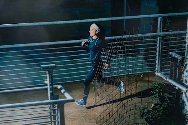 Équipement de running imperméable pour les runs sous la pluie