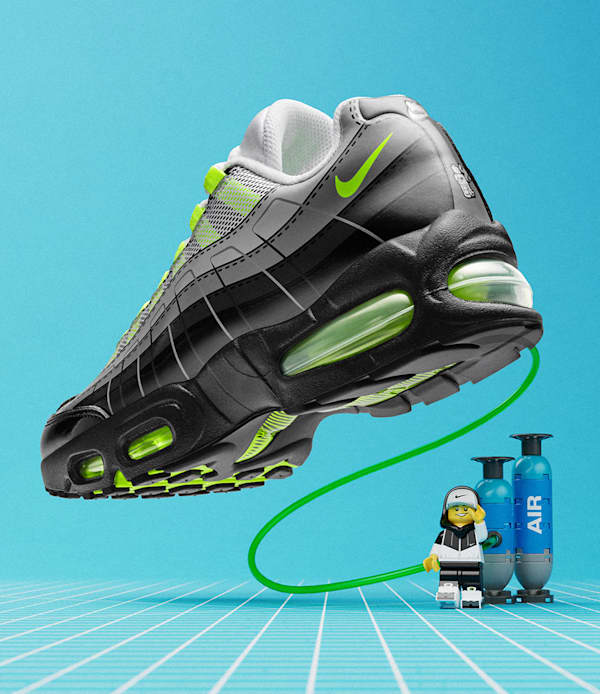 Συνεργασία Nike και LEGO®, Τα βλέπεις όλα διπλά