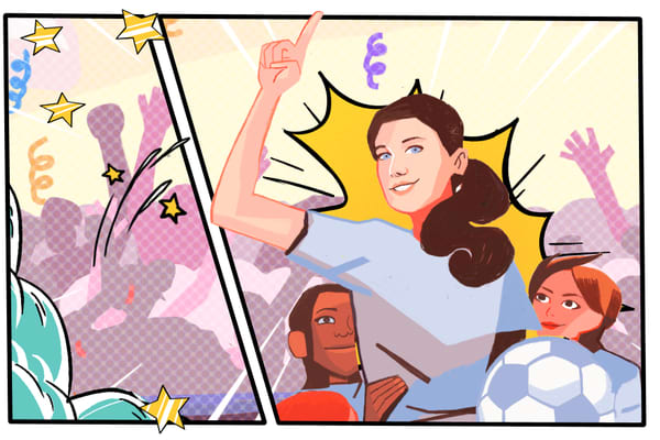 Rebel Girls: Football Stories, slide 1 of 8