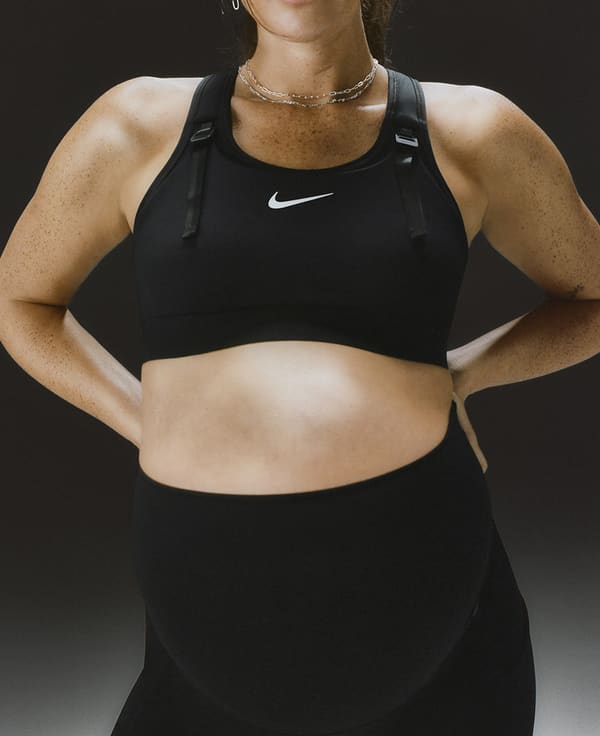 Nikeの新しいマタニティアイテム：ウェアラブル搾乳器対応スポーツブラと妊娠中や産後でも着脱しやすいシューズ