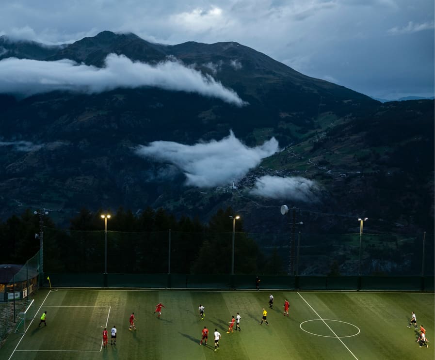 Play Soccer at the Highest Level on this Elevated Field in the Swiss ...