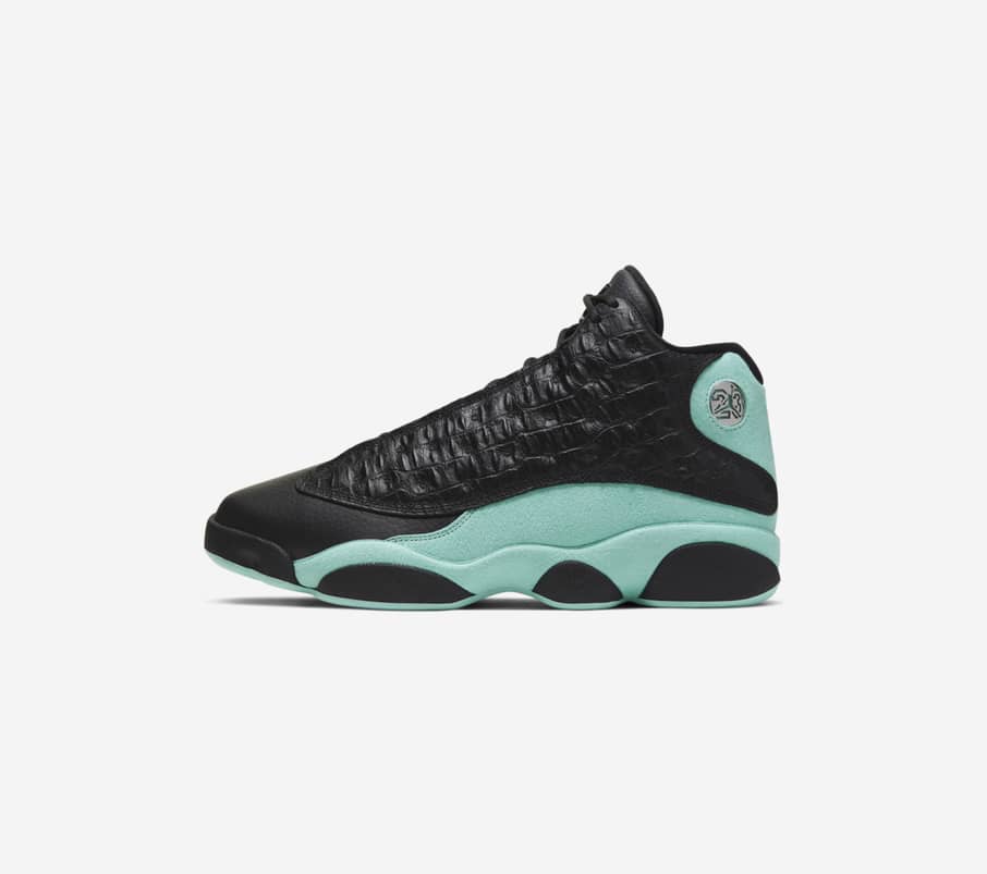 jordan retro 13 black island green