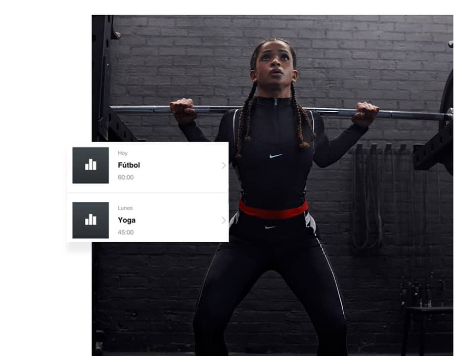 Nike Training App. Nike AR