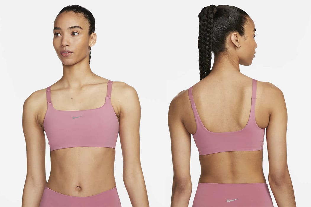 Buy Nike Black Curve Yoga Dri-FIT Alate Medium-Support Sports Bra from Next  Luxembourg