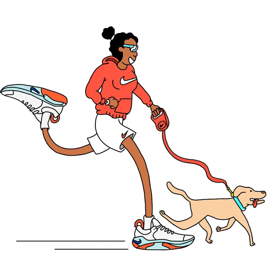 dog running shoes nike