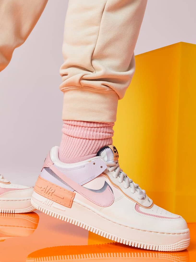 pink nike shoes air force 1