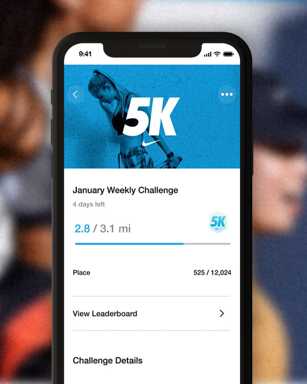 Cantidad de dinero en lugar decidir Nike Run Club App. Nike LU