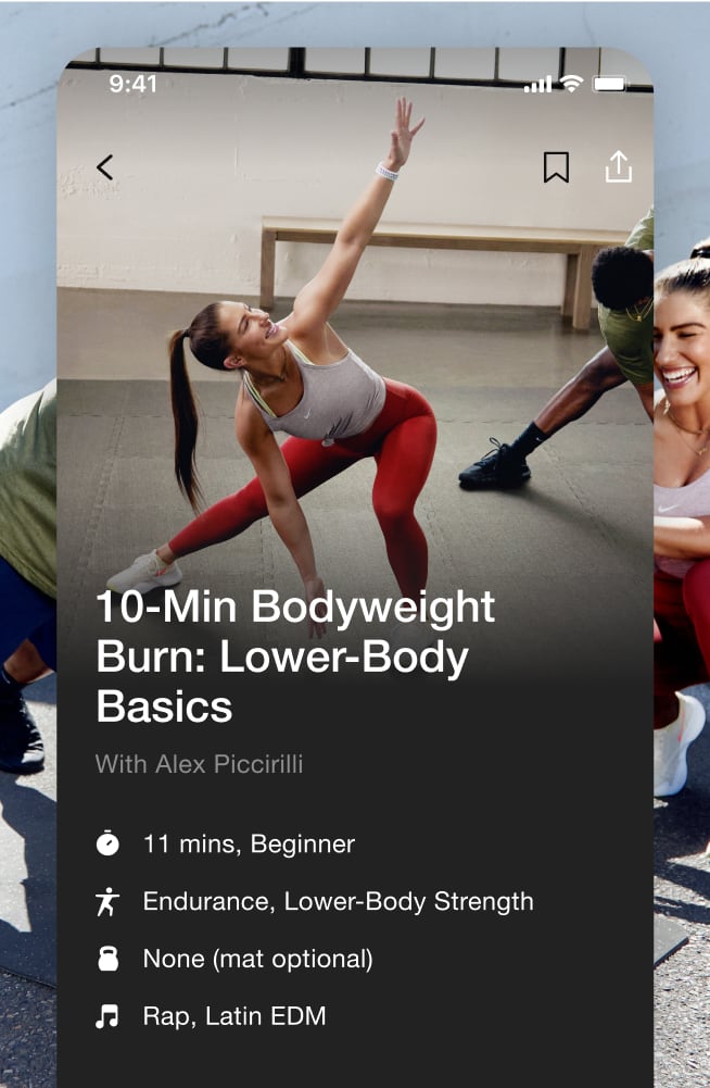 que significa nike training